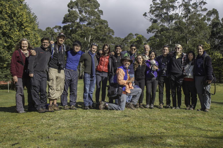 the group on Bruny